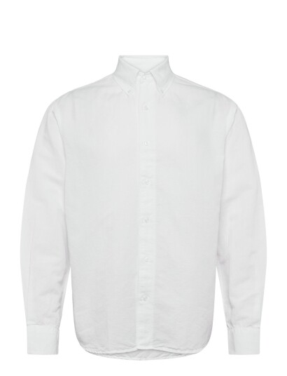 Filippa K Relaxed Cotton Linen Shirt - White - 54