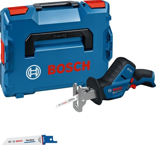 Bosch Batteridrevet Bajonettsag GSA12V-14 12 v Uten Batteri Og Lader Med L-BOXX