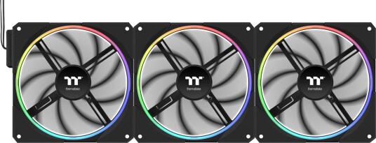 Thermaltake TS140 EX RGB Kabinettvifter 3-pakning 140mm Svart Thermaltake TS140 EX RGB Kabinettvifter 3-pakning 140mm Svart