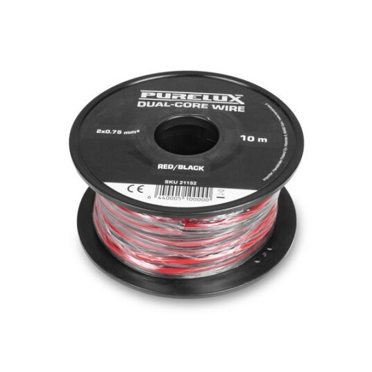 Strømkabel PURELUX Dual Core Wire 0,75 mm² / 10 m