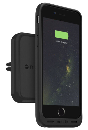 MOPHIE QI WIRELESS CAR VENT MOUNT BK MOPHIE QI WIRELESS CAR VENT MOUNT BK