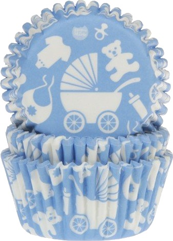 House Of Marie Muffinsformer Baby Blå Pk/50 