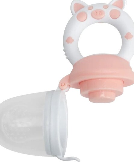 Magni FoodFeeder Matesmokk Til Baby - 6+ Måneder - Rosa