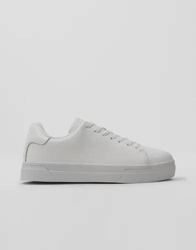 Selected Men Slmdavid Chunky Leather Sneaker 2.0 Lave sneakers Hvit