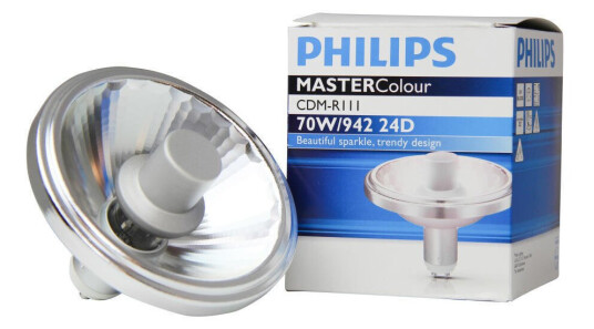 Philips MASTERColour GX8.5 CDM-R111 Elite 70W 24D - 942 kald hvit | beste fargegjengivelse