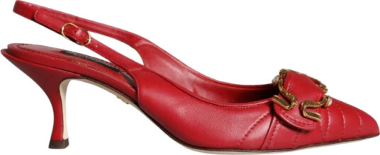 Dolce & Gabbana Dame Sko Rød 35 EU, Dolce & Gabbana Dame Sko Rød 35 EU,