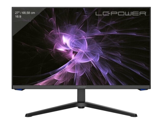LC Power 27" Gaming Skjerm QHD 2560x1440 180Hz IPS Buet Sort LC Power 27" Gaming Skjerm QHD 2560x1440 180Hz IPS Buet Sort