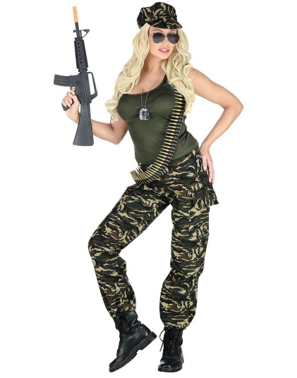 Mrs. Solider Militærkostyme til Dame Mrs. Solider Militærkostyme til Dame