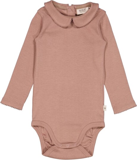 Wheat Body Ls Collar Powder Brown (80 / 1 år)