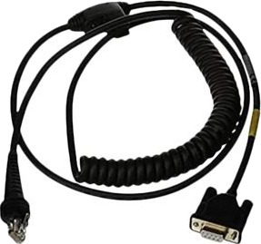 Honeywell Seriell Kabel Db-9 Hunn 3 M Rullet Sammen Svart For Hyperion 1300G  Voyager 1200G 1250G  Xenon 1900 1902