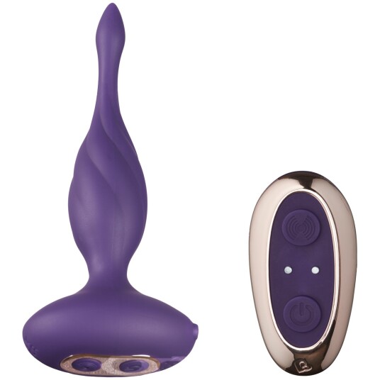 Rocks Off Petite Sensations Discover Fjernstyrt Butt Plug    - Lilla