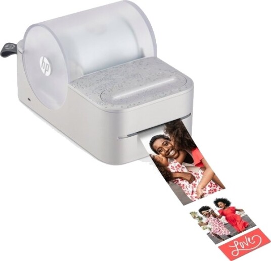 Hp Sprocket Panorama Farge Etikettprinter Bluetooth For Fotolapper Klistremerker Hvit Hp Sprocket Panorama Farge Etikettprinter Bluetooth For Fotolapper Klistremerker Hvit