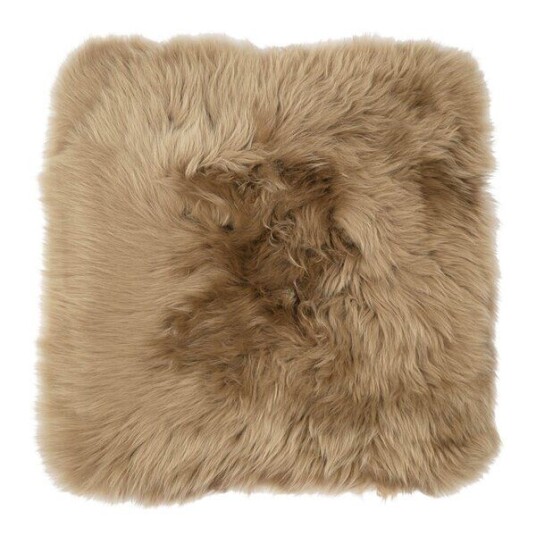 Natures Collection Sitteunderlag new zealand saueskinn lang ull 40x40 cm taupe Natures Collection Sitteunderlag new zealand saueskinn lang ull 40x40 cm taupe