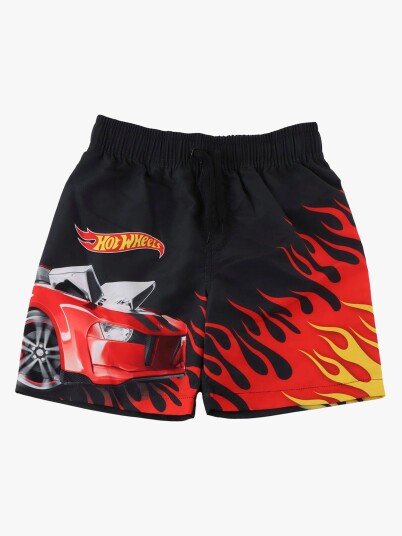 Hot Wheels Badebukse Svart 128 134