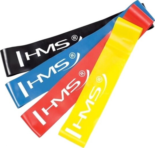 Hms Mini Band Gu04 Treningsstrikk Med Flere Motstandsnivåer Flerfarget 4 Stk. Hms Mini Band Gu04 Treningsstrikk Med Flere Motstandsnivåer Flerfarget 4 Stk.
