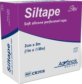 Siltape medisinsk silikonteip 2 cm x 3 m 1 stk.