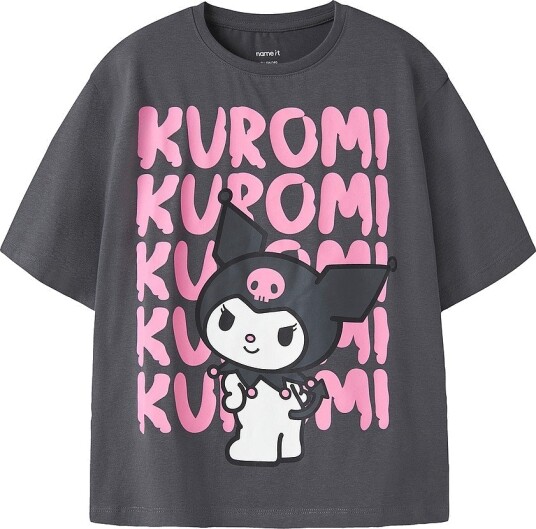 Name It T skjorte Nkfsybil Kuromi Ss Nreg Top Sky Grå