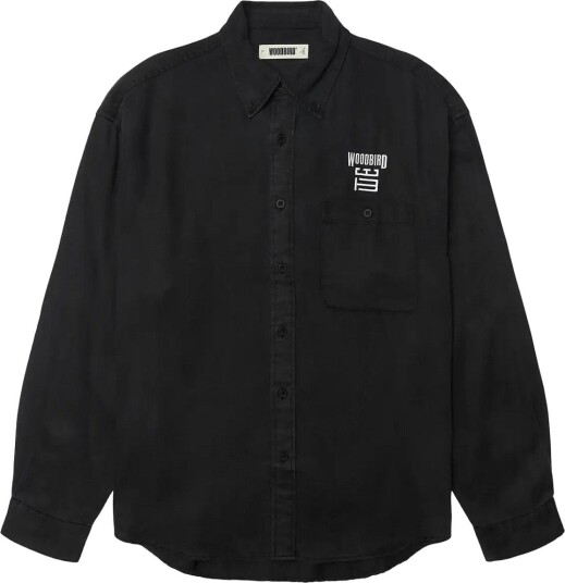 Woodbird Wbjong Denim Shirt Black M