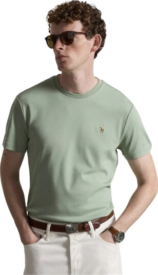 Polo Ralph Lauren Custom Slim Fit Soft Cotton T Shirt Green M
