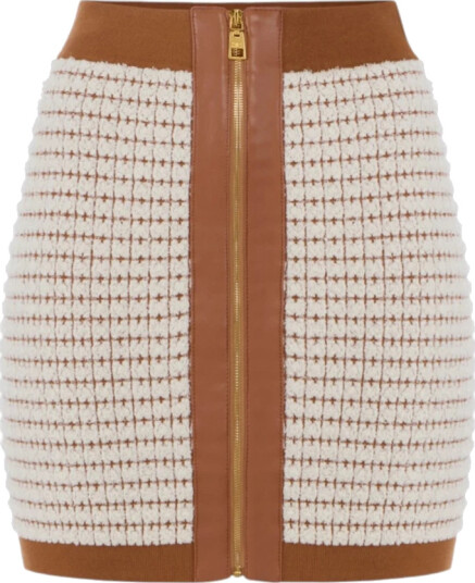 Elisabetta Franchi Dame Skjørt Beige M,