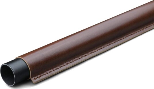 THEOFILS GARDEROBESTANG Ø25X958 MM BRUNT LÆR SØM