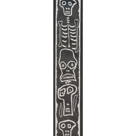 Waves Planet Waves 50js01 50mm Satriani "Skull'N Bones" Strap'