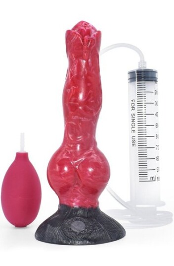 Pink Alien Woofix Monster Ejaculating Dildo 20,5 cm