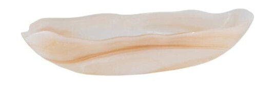 Holmen Mamor serveringsfat 23x13 cm beige