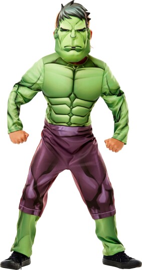 Rubies Costumes The Hulk Karnevalsett for Barn Gaveeske 156717XS000