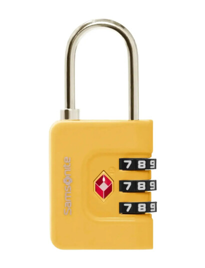 Samsonite Combilock 3 Dial Tsa - Yellow - ONE SIZE Samsonite Combilock 3 Dial Tsa - Yellow - ONE SIZE
