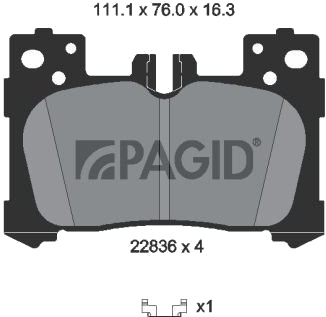 PAGID T2745N Bremseklosser
