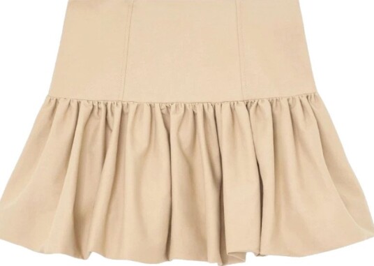 Ganni Dame Skjørt Beige L,