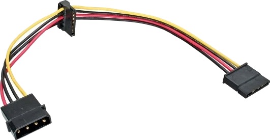 Inline 29672C 0,3 M Sata 15 Pin Hankjønn Hunkjønn Flerfarget 20 G