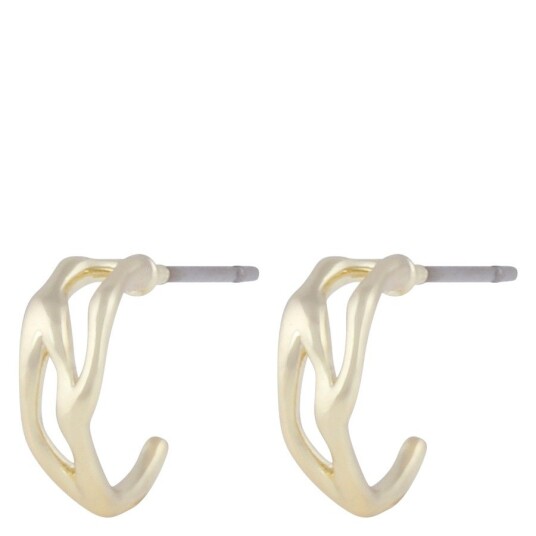 Snö Of Sweden Wave Small Pattern Ear Plain Gold Onesize Snö Of Sweden Wave Small Pattern Ear Plain Gold Onesize