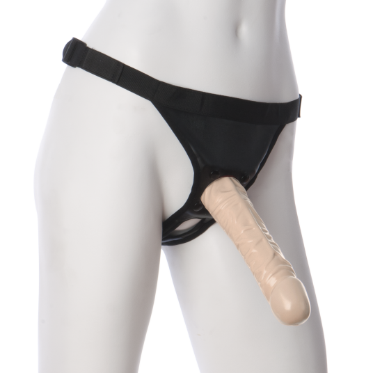 Vac-U-Lock 20cm Klassisk Dildo med Ultra Harness