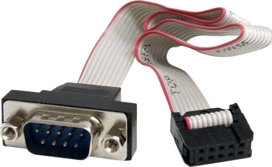 StarTech.com 9 Pin Serial Male to 10 Pin Motherboard Header Panel Mount Cable - seriell kabel StarTech.com 9 Pin Serial Male to 10 Pin Motherboard Header Panel Mount Cable - seriell kabel