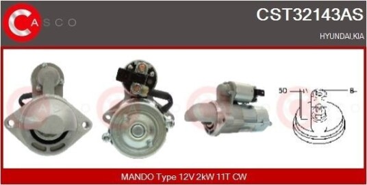 CASCO CST32143AS Starter