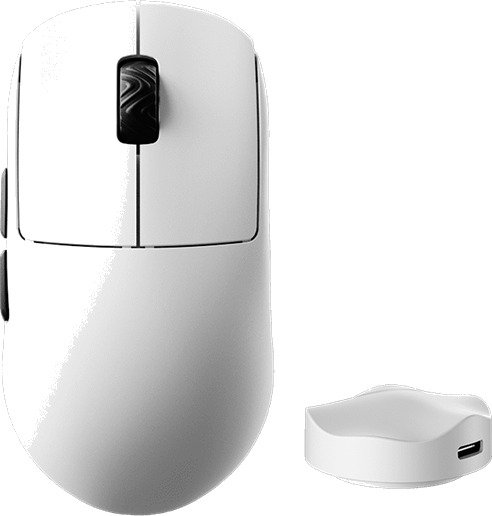 Scyrox V6S White Gamingmus Optisk 5 knapper Hvit
