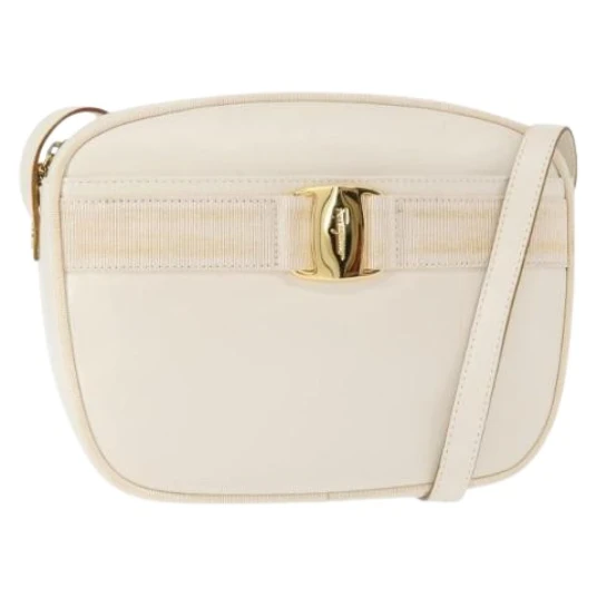 Salvatore Ferragamo Pre-owned Dame Pre-owned Hvit