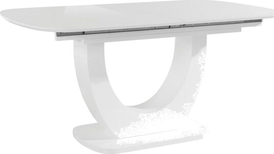 Melfort Spisebord Ovalt 160 cm Hvit