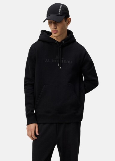 J.lindeberg Alpha Hood Black M Sweatshirts