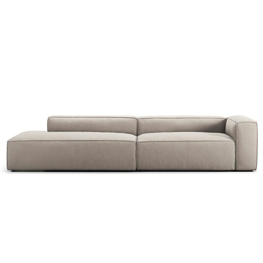 Decotique Grand 3 Seter Sofa åpen ende Venstre Sandshell Beige