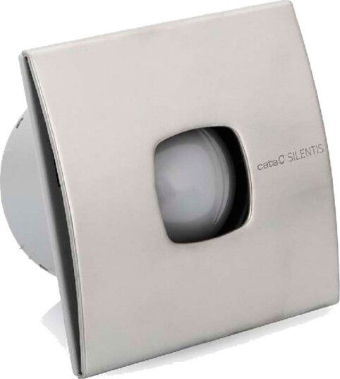 Cata Baderomsvifte Silentis 12 Inox T (12 cm) Rustfritt Stål