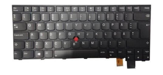 Lenovo Chicony - Brbart tastatur - til utskifting - Finsk - Svart