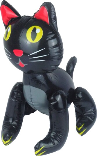 Henbrandt Oppblåsbar Svart Katt V99 438