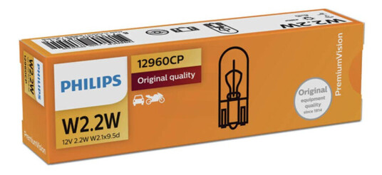 Philips W3W Halogenpære med wedgesokkel