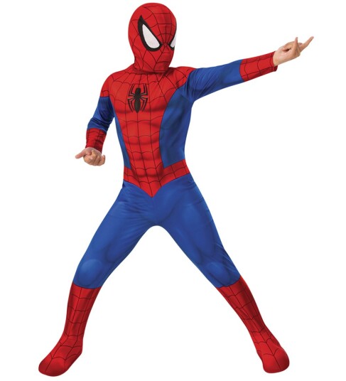 Rubies Kostymer Spider Man Classic+ Kostyme Rubies 5 7 år 110 122 Kostymer Blå Rød Svart