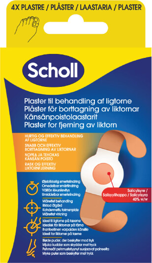 Scholl Liktornplaster 4 stk.