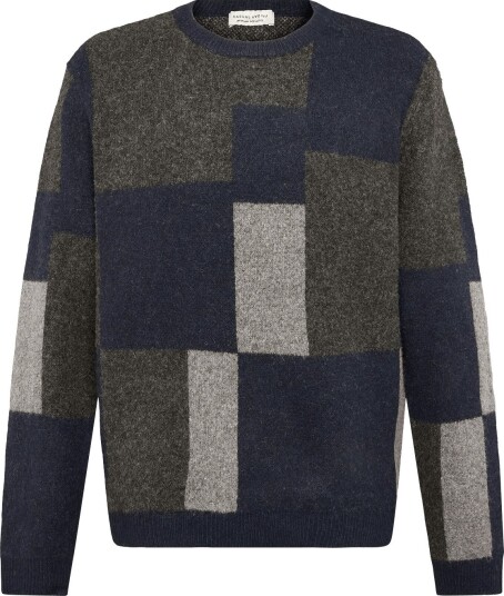 Casual Friday Cfwiren Geometric Knit DARK NAVY M