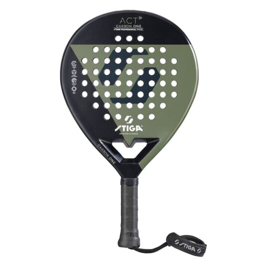 Stiga Padel Racket ACT, padelracket unisex One Size Black/olive Green Stiga Padel Racket ACT, padelracket unisex One Size Black/olive Green